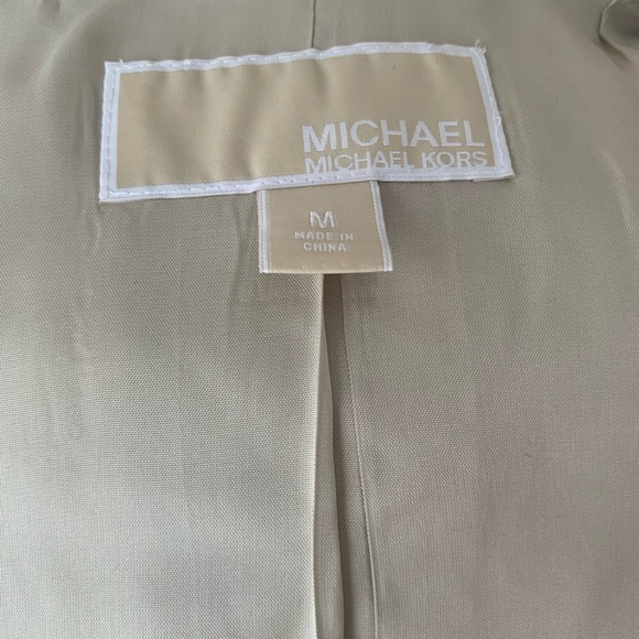 Michaels Cream Duffle Coat with Brown Accents - Picture 9 of 12